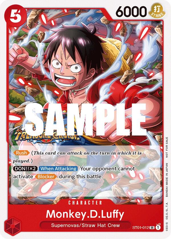 Monkey.D.Luffy (Tournament Pack Vol. 5) SR One Piece Promotion Cards ST01-012 NM (Back)