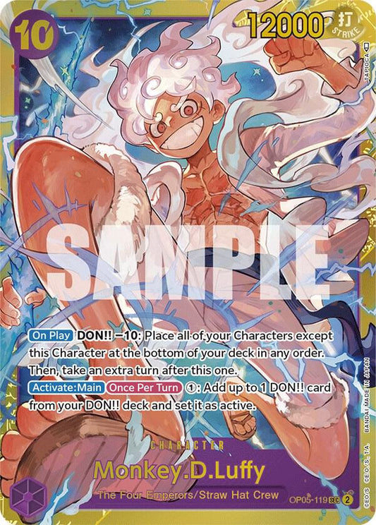 Monkey.D.Luffy (119) SEC Awakening of the New Era OP05-119 NM (Back)