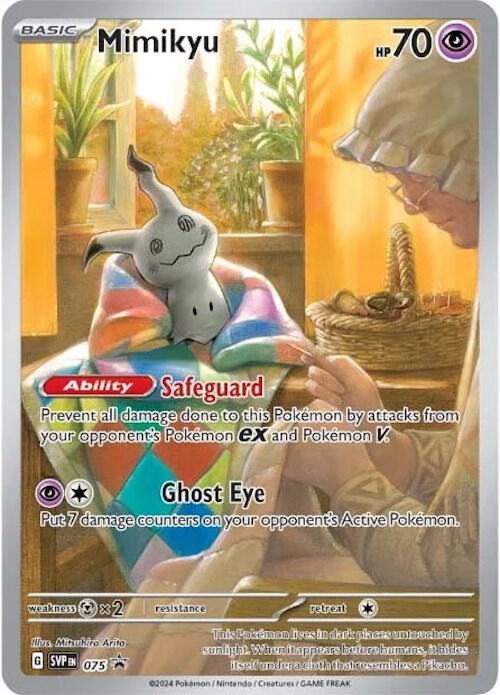 Mimikyu Promo SV: Scarlet & Violet Promo Cards 075 NM (Back)