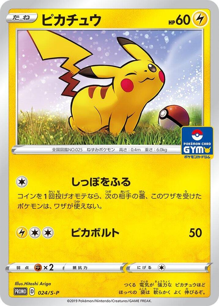 Pikachu Common S-P: Sword & Shield Promos 024/S-P NM (Back)