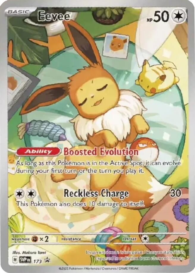 Eevee Promo SV: Scarlet & Violet Promo Cards 173 NM (Back)