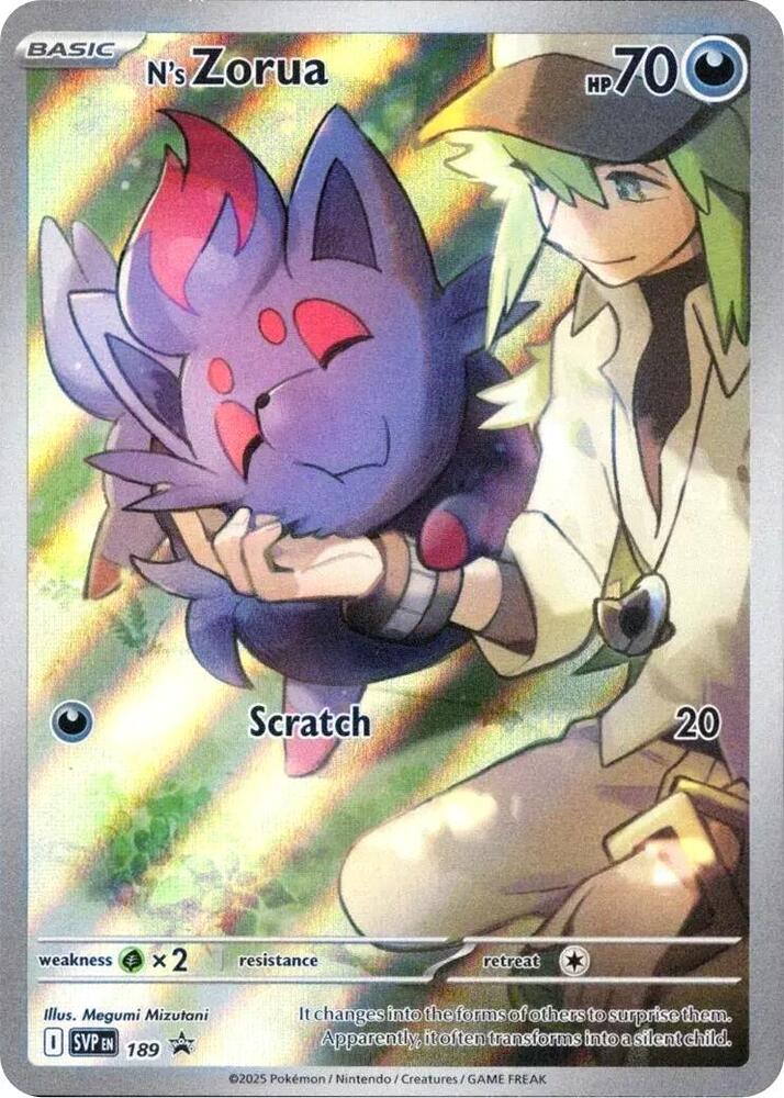 N's Zorua Promo SV: Scarlet & Violet Promo Cards 189 NM (Back)