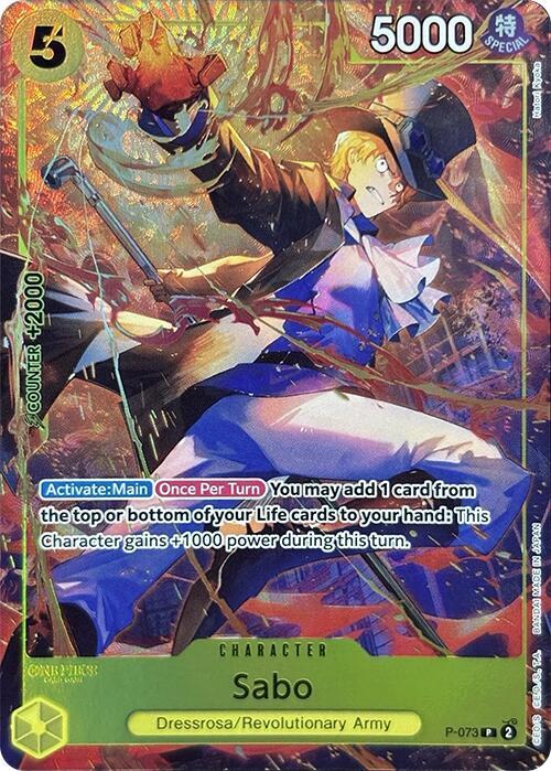 Sabo - (Reprint) PR Premium Booster -The Best- Vol. 2 P-073 NM (Back)