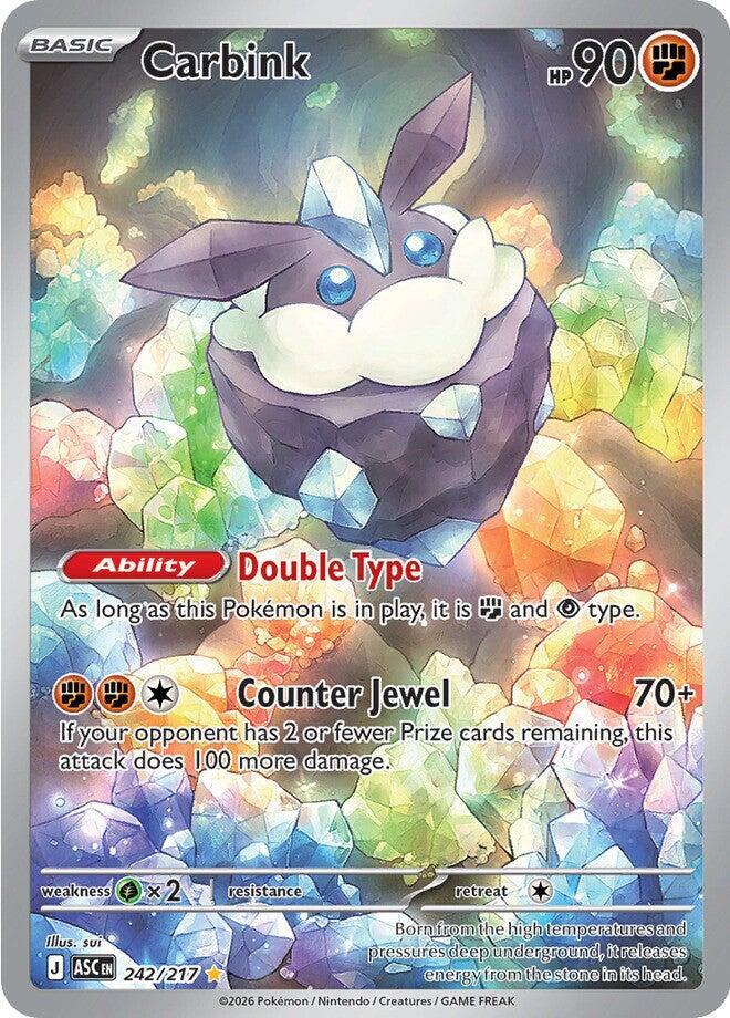 Carbink Illustration Rare ME: Ascended Heroes 242/217 NM (Back)