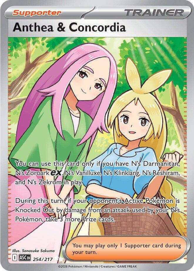 Anthea & Concordia Ultra Rare ME: Ascended Heroes 254/217 NM (Back)