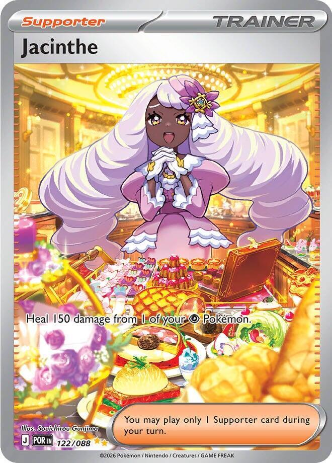 Jacinthe Special Illustration Rare ME03: Perfect Order 122/088 NM (Back)