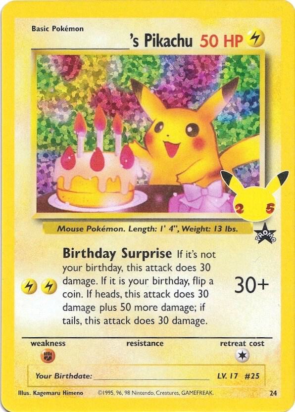 ______'s Pikachu Classic Collection Celebrations: Classic Collection 24/53 NM (Back)
