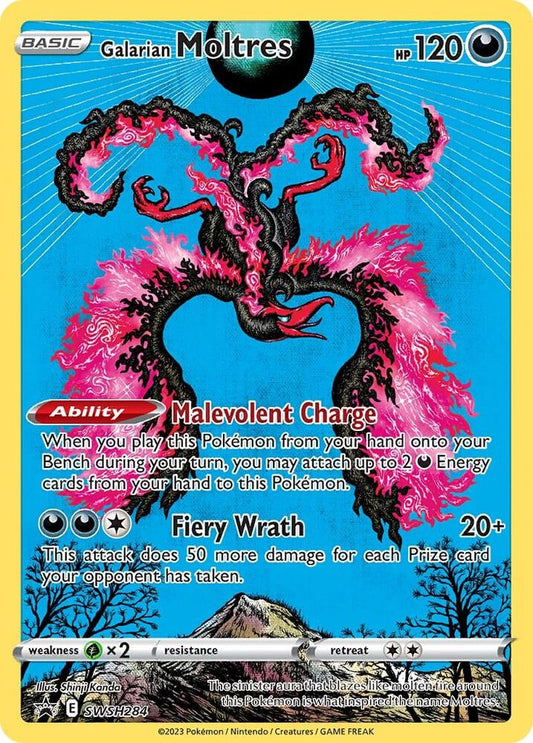 Galarian Moltres - Promo SWSH: Sword & Shield Promo Cards SWSH284 NM (Back)