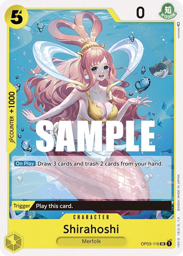 Shirahoshi () (Full Art) UC Premium Booster -The Best- OP03-116 NM (Back)