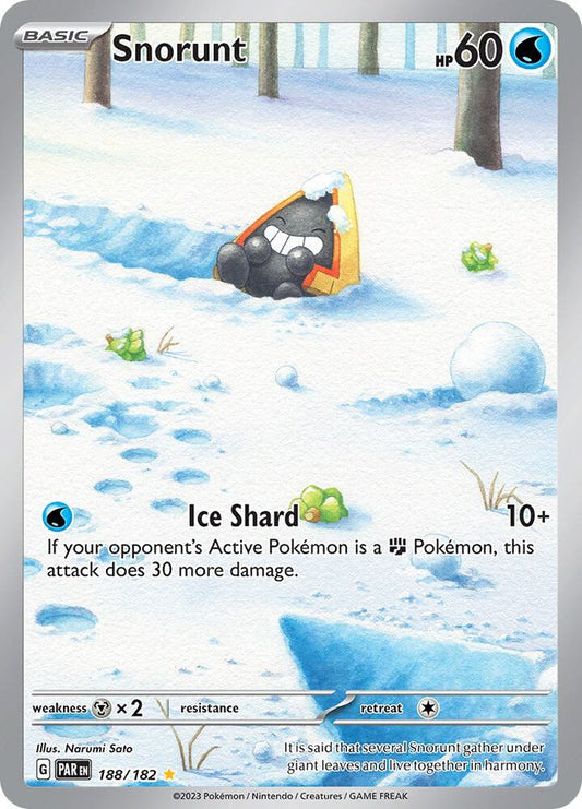 Snorunt - Illustration Rare SV04: Paradox Rift 188/182 NM (Back)