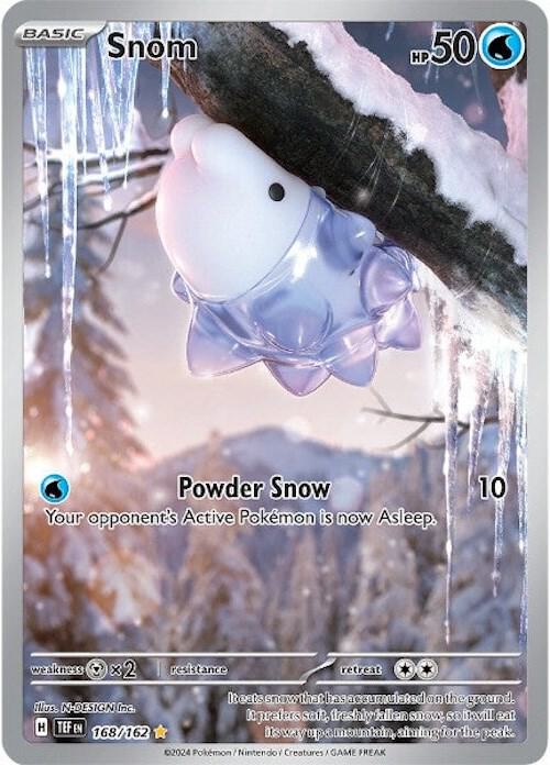 Snom - Illustration Rare SV05: Temporal Forces 168/162 NM (Back)