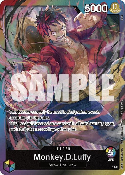 Monkey.D.Luffy (Sealed Battle 2024 Vol. 2) L One Piece Promotion Cards NM (Back)