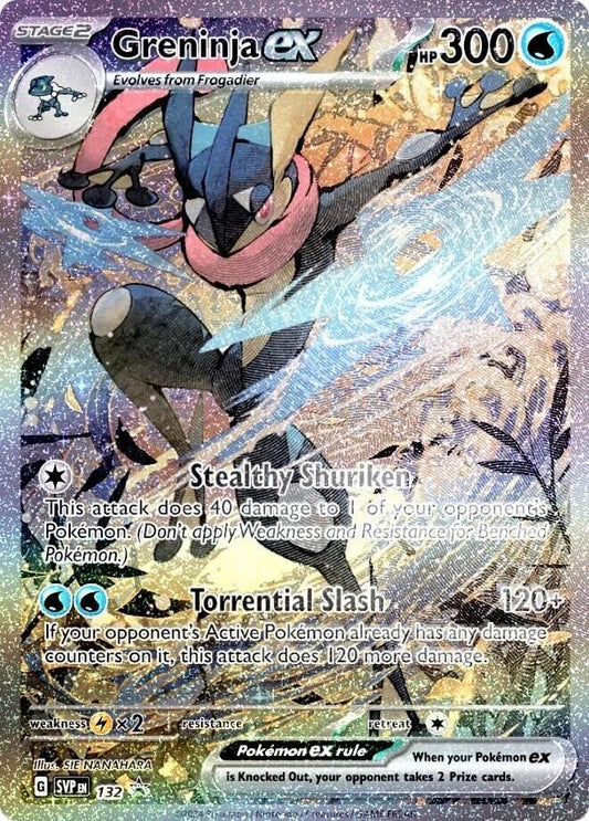 Greninja ex - Promo SV: Scarlet & Violet Promo Cards 132 NM (Back)