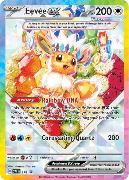 Eevee ex - Promo SV: Scarlet & Violet Promo Cards 174 NM (Back)