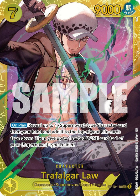 Trafalgar Law - (Reprint) SEC Premium Booster -The Best- Vol. 2 OP10-119 NM (Back)