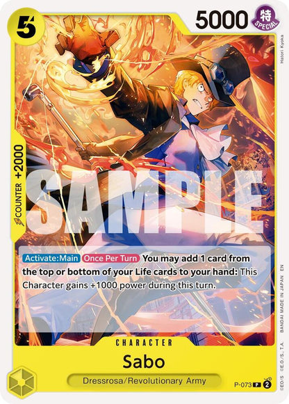 Sabo - (Reprint) PR Premium Booster -The Best- Vol. 2 P-073 NM