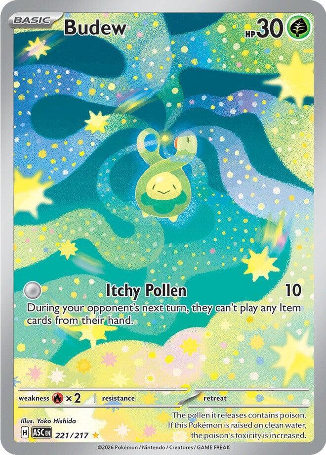 Budew Illustration Rare ME: Ascended Heroes 221/217 NM (Back)