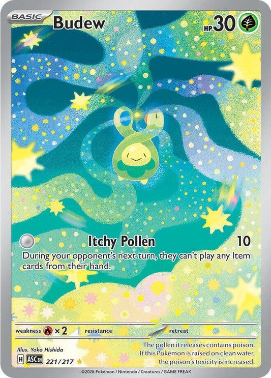 Budew Illustration Rare ME: Ascended Heroes 221/217 NM (Back)