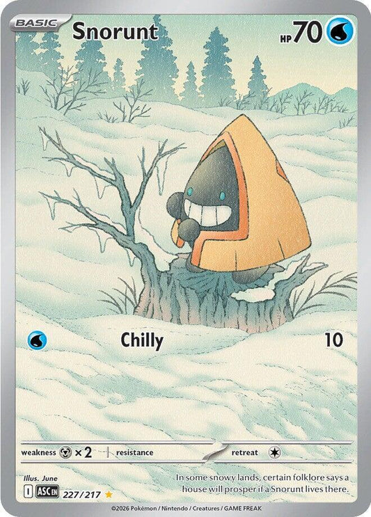 Snorunt Illustration Rare ME: Ascended Heroes 227/217 NM (Back)