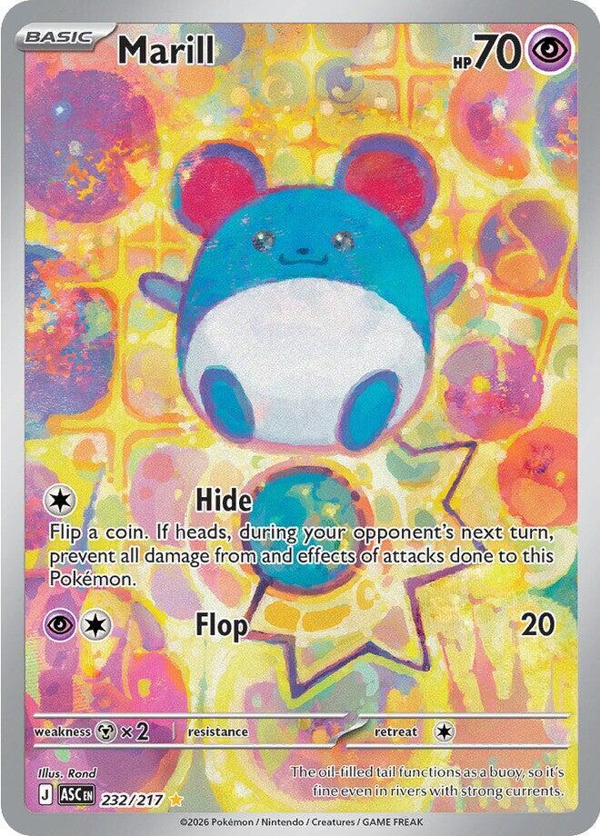 Marill - Illustration Rare ME: Ascended Heroes 232/217 NM (Back)