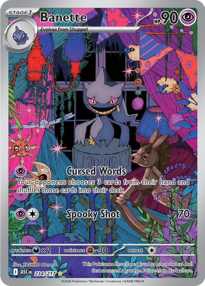 Banette Illustration Rare ME: Ascended Heroes 234/217 NM (Back)