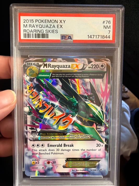 76/108 M RAYQUAZA PSA 7