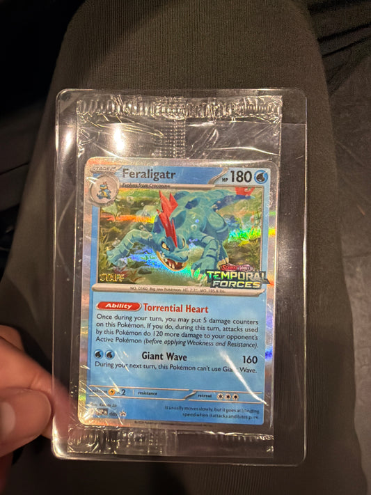 Feraligatr Sealed staff promo LEO