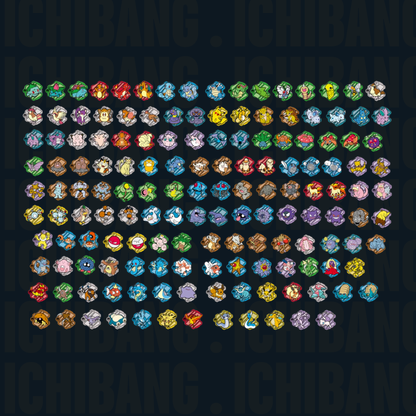 Collect 151 Puzzle Fridge Magnet Blind Box (S-CN) POKE